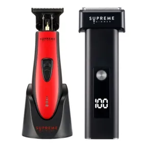 Supreme Trimmer T Fader Shaver & T Shaper Trimmer Bundle - Red