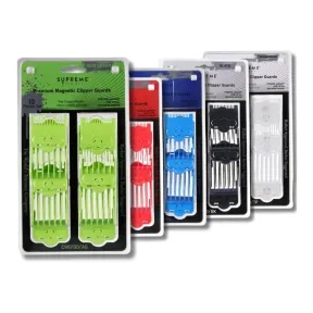 Supreme Trimmer Magnetic Guards For Clippers - Transparent