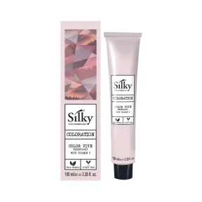 Silky Coloration Cream Permanent Hair Colour Anti Yellow 100ml